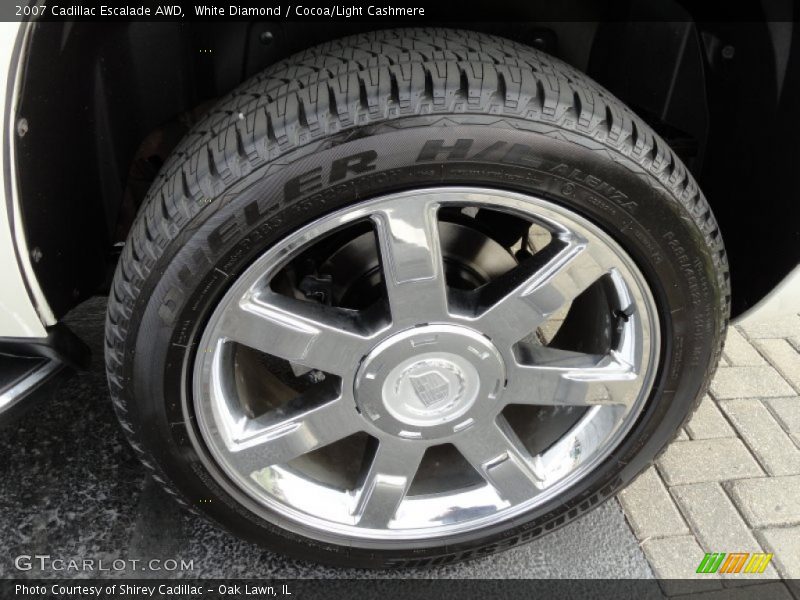 White Diamond / Cocoa/Light Cashmere 2007 Cadillac Escalade AWD