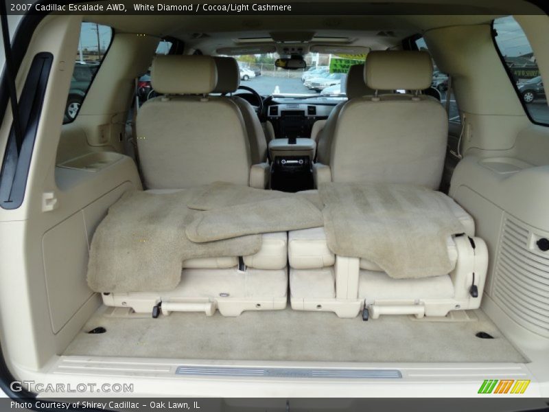 White Diamond / Cocoa/Light Cashmere 2007 Cadillac Escalade AWD
