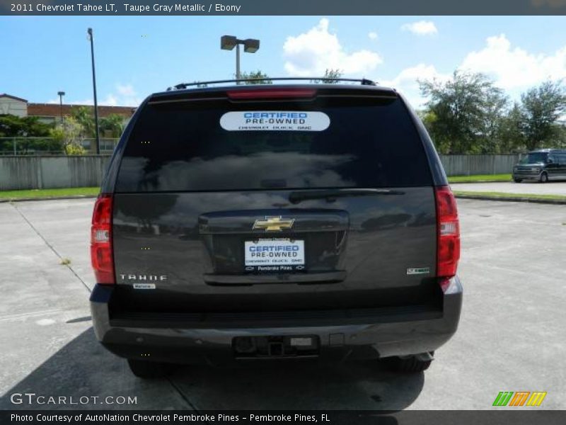 Taupe Gray Metallic / Ebony 2011 Chevrolet Tahoe LT