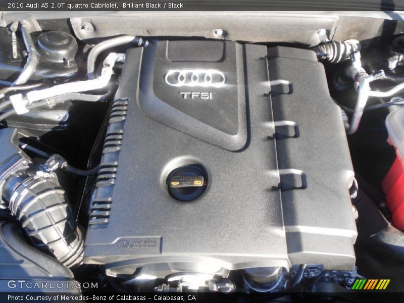  2010 A5 2.0T quattro Cabriolet Engine - 2.0 Liter FSI Turbocharged DOHC 16-Valve VVT 4 Cylinder