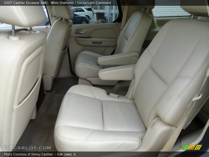 White Diamond / Cocoa/Light Cashmere 2007 Cadillac Escalade AWD