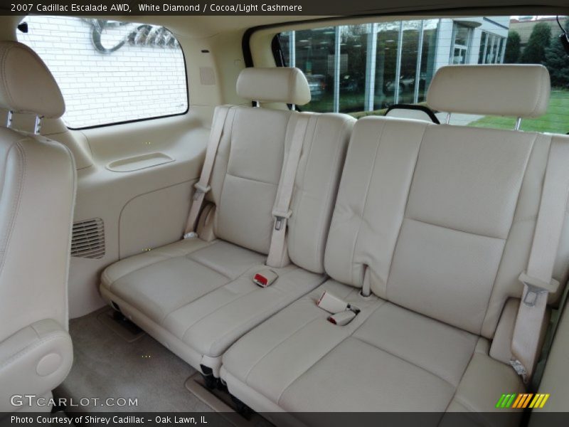 White Diamond / Cocoa/Light Cashmere 2007 Cadillac Escalade AWD