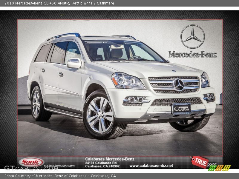 Arctic White / Cashmere 2010 Mercedes-Benz GL 450 4Matic