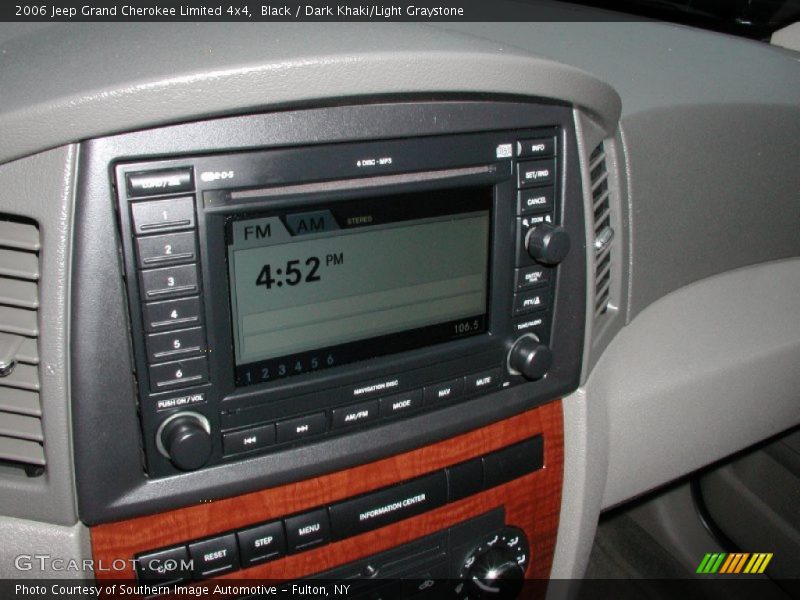 Black / Dark Khaki/Light Graystone 2006 Jeep Grand Cherokee Limited 4x4