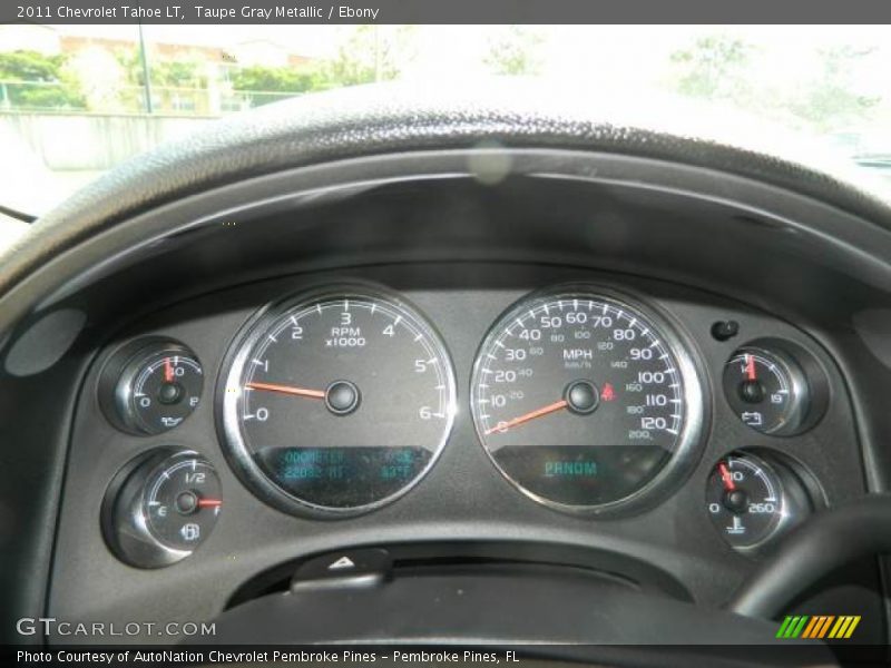 Taupe Gray Metallic / Ebony 2011 Chevrolet Tahoe LT