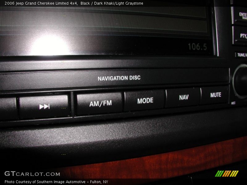Black / Dark Khaki/Light Graystone 2006 Jeep Grand Cherokee Limited 4x4