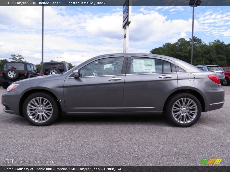 Tungsten Metallic / Black 2013 Chrysler 200 Limited Sedan