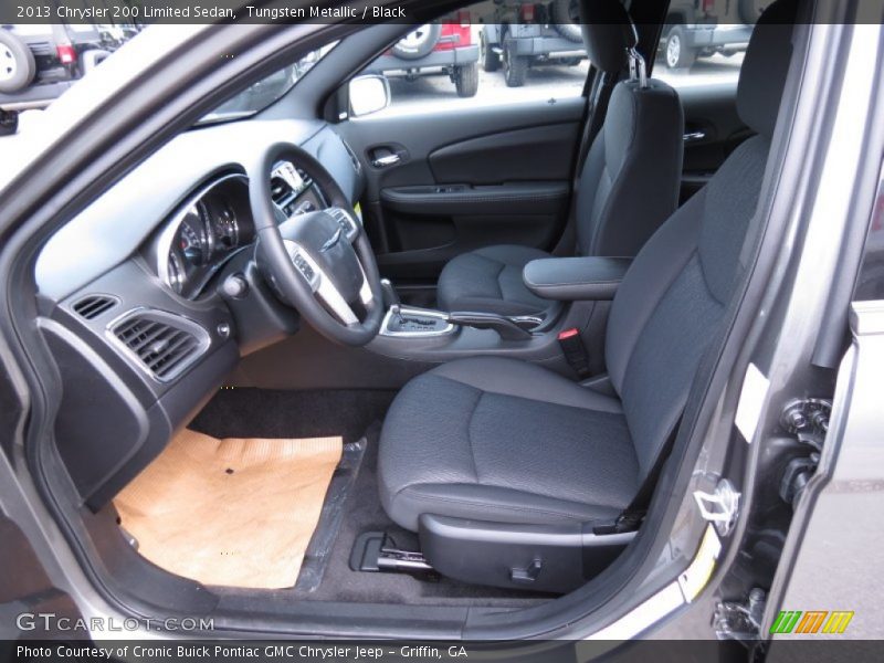 Tungsten Metallic / Black 2013 Chrysler 200 Limited Sedan