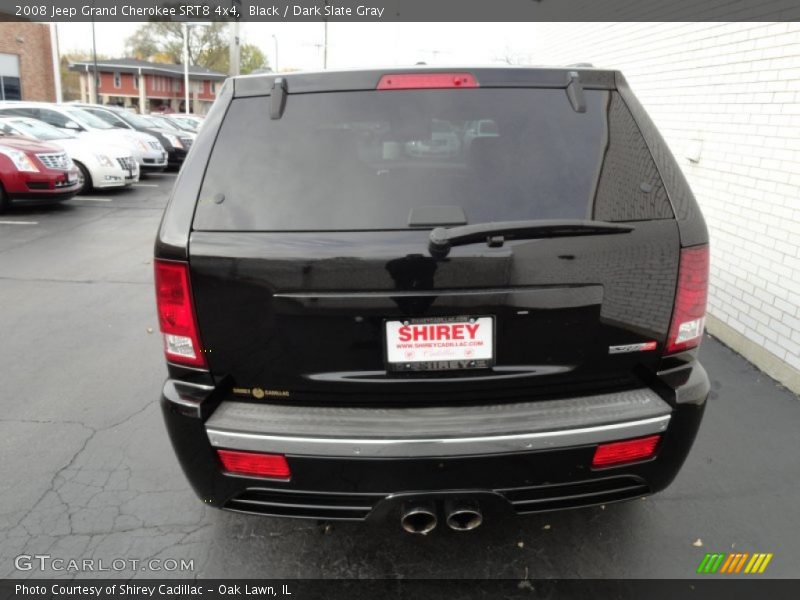 Black / Dark Slate Gray 2008 Jeep Grand Cherokee SRT8 4x4