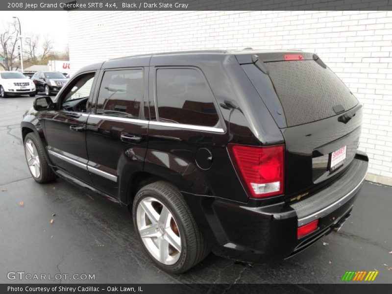 Black / Dark Slate Gray 2008 Jeep Grand Cherokee SRT8 4x4