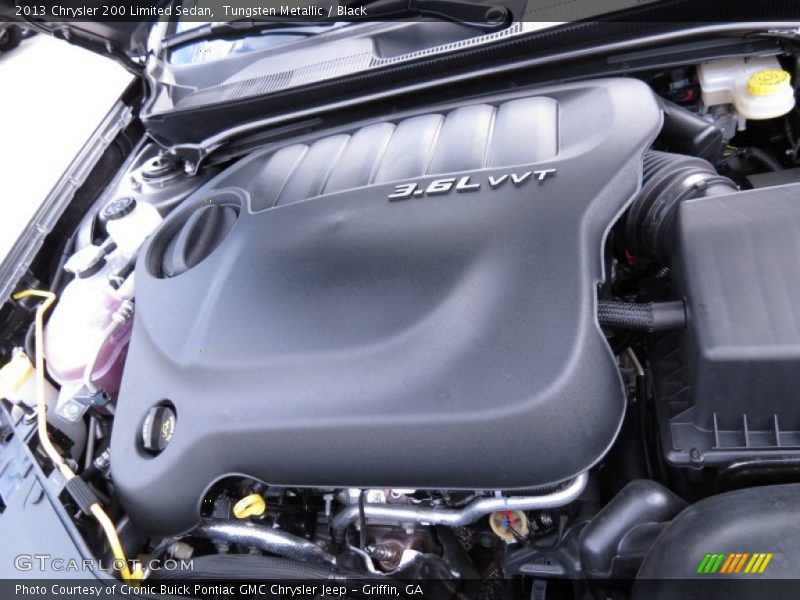 Tungsten Metallic / Black 2013 Chrysler 200 Limited Sedan