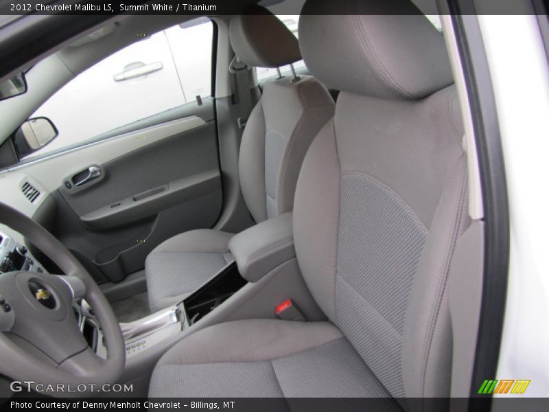 Summit White / Titanium 2012 Chevrolet Malibu LS