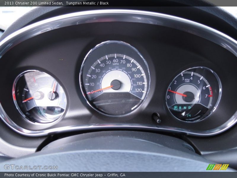 Tungsten Metallic / Black 2013 Chrysler 200 Limited Sedan