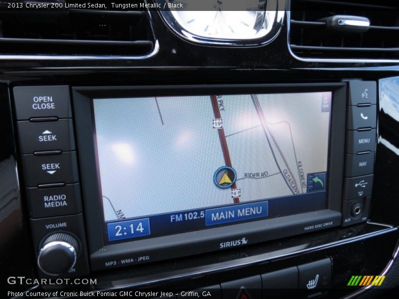 Tungsten Metallic / Black 2013 Chrysler 200 Limited Sedan