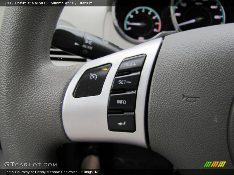 Summit White / Titanium 2012 Chevrolet Malibu LS