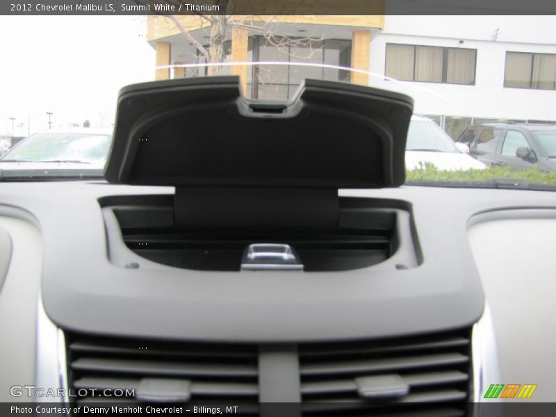Summit White / Titanium 2012 Chevrolet Malibu LS