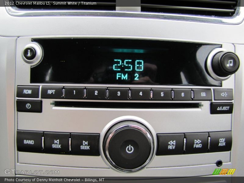 Summit White / Titanium 2012 Chevrolet Malibu LS