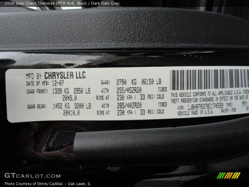 PX8 - 2008 Jeep Grand Cherokee SRT8 4x4