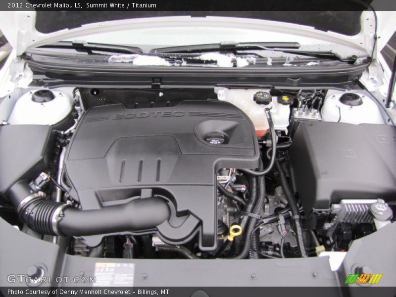 Summit White / Titanium 2012 Chevrolet Malibu LS