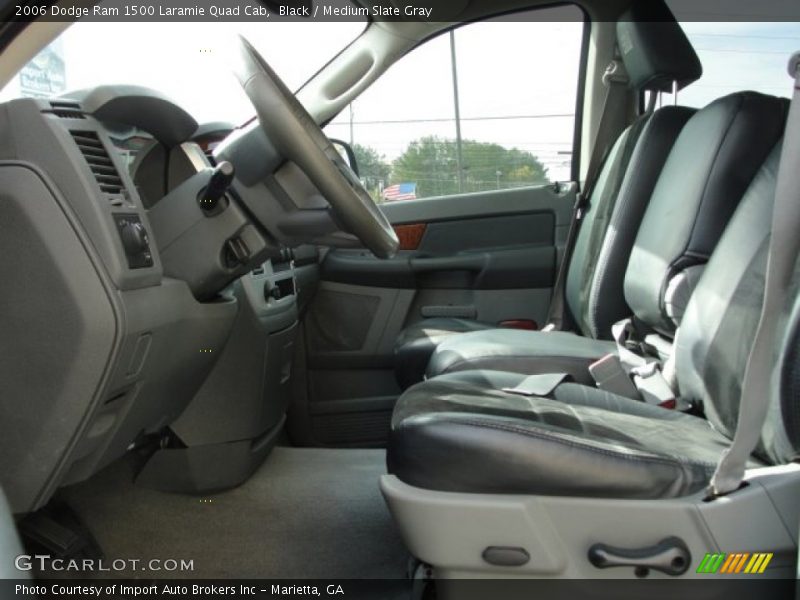 Black / Medium Slate Gray 2006 Dodge Ram 1500 Laramie Quad Cab