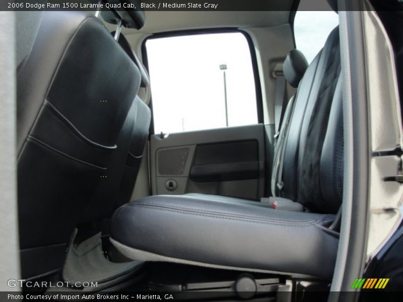 Black / Medium Slate Gray 2006 Dodge Ram 1500 Laramie Quad Cab