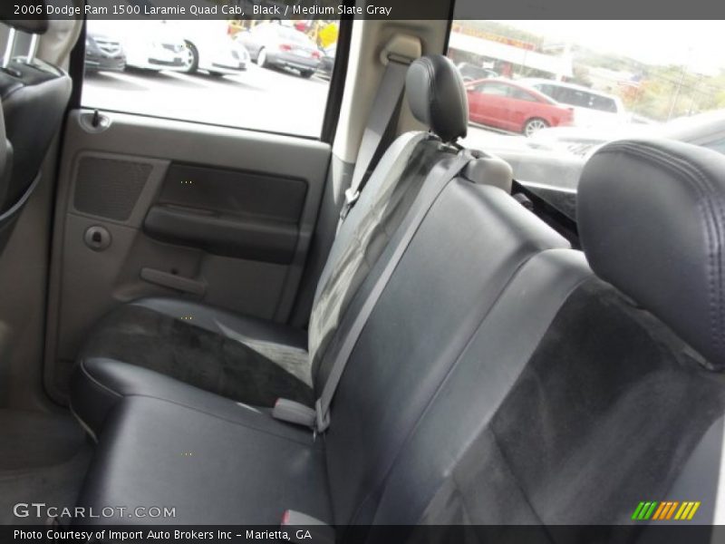 Black / Medium Slate Gray 2006 Dodge Ram 1500 Laramie Quad Cab