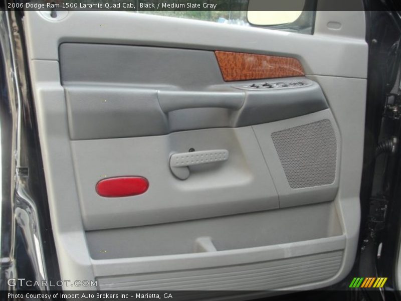 Black / Medium Slate Gray 2006 Dodge Ram 1500 Laramie Quad Cab