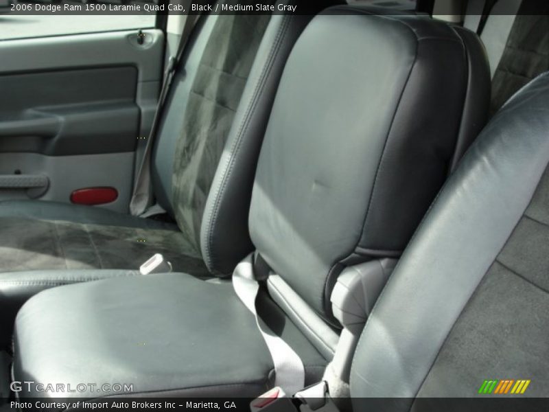 Black / Medium Slate Gray 2006 Dodge Ram 1500 Laramie Quad Cab
