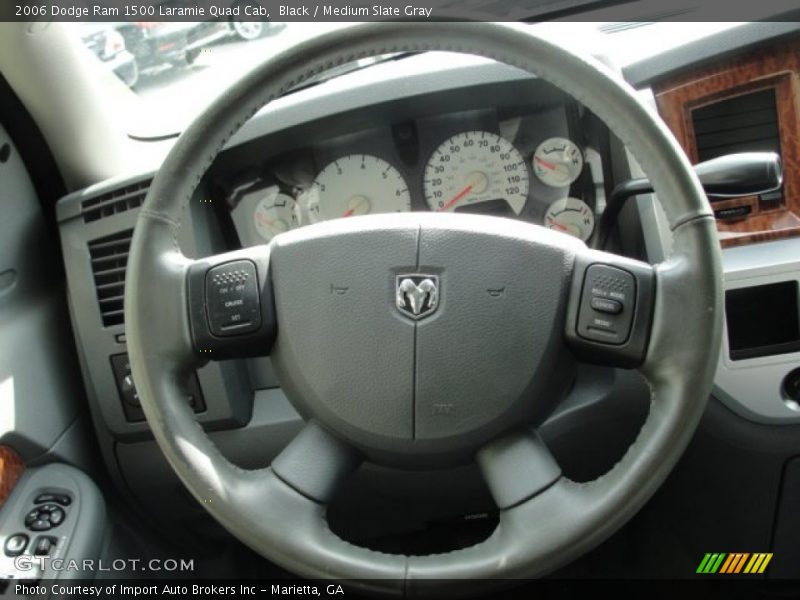 Black / Medium Slate Gray 2006 Dodge Ram 1500 Laramie Quad Cab