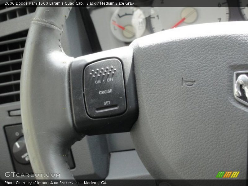 Black / Medium Slate Gray 2006 Dodge Ram 1500 Laramie Quad Cab