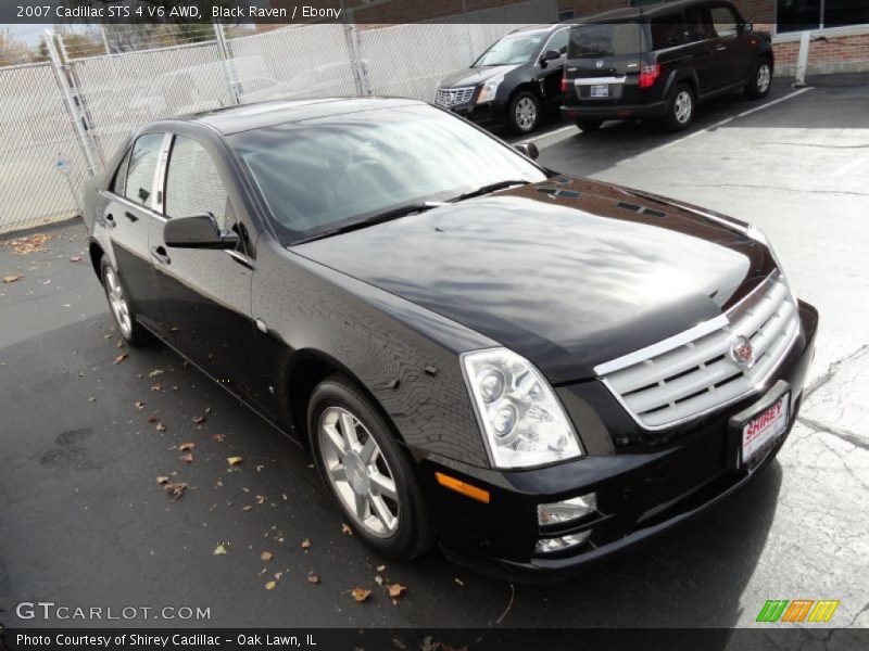 Black Raven / Ebony 2007 Cadillac STS 4 V6 AWD