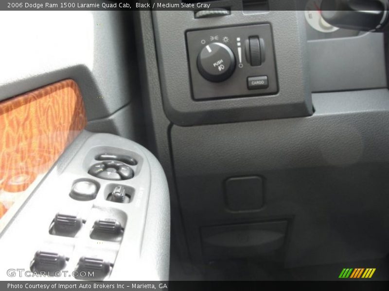 Black / Medium Slate Gray 2006 Dodge Ram 1500 Laramie Quad Cab