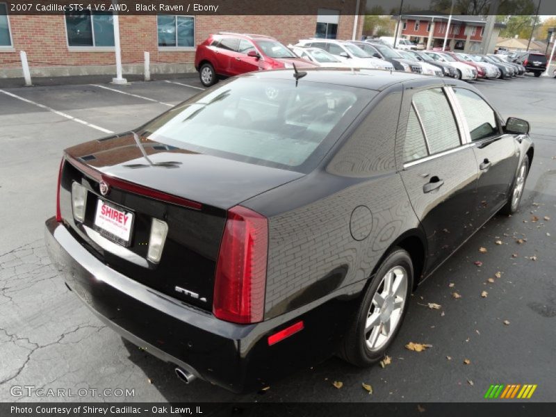 Black Raven / Ebony 2007 Cadillac STS 4 V6 AWD