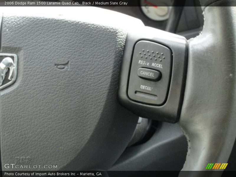 Black / Medium Slate Gray 2006 Dodge Ram 1500 Laramie Quad Cab