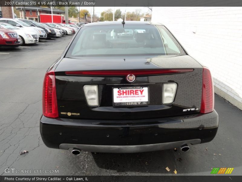 Black Raven / Ebony 2007 Cadillac STS 4 V6 AWD
