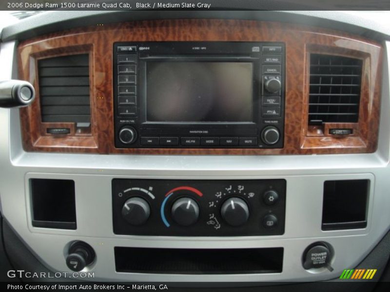 Black / Medium Slate Gray 2006 Dodge Ram 1500 Laramie Quad Cab