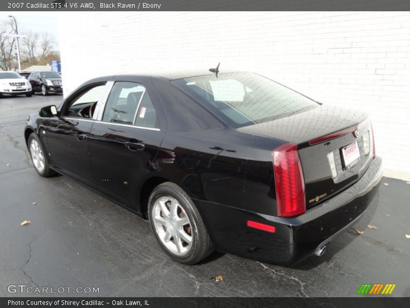 Black Raven / Ebony 2007 Cadillac STS 4 V6 AWD