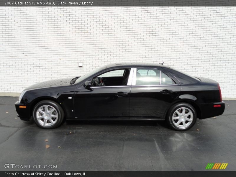 Black Raven / Ebony 2007 Cadillac STS 4 V6 AWD