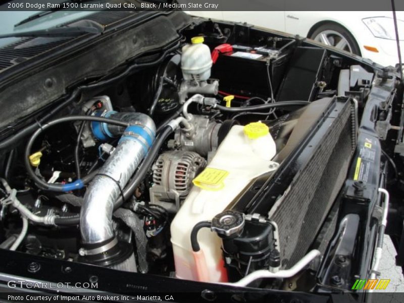 Black / Medium Slate Gray 2006 Dodge Ram 1500 Laramie Quad Cab