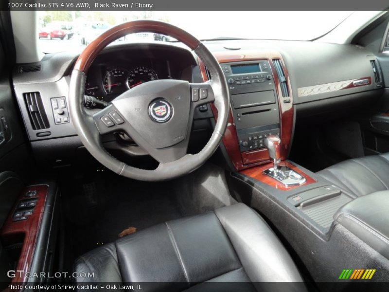 Black Raven / Ebony 2007 Cadillac STS 4 V6 AWD