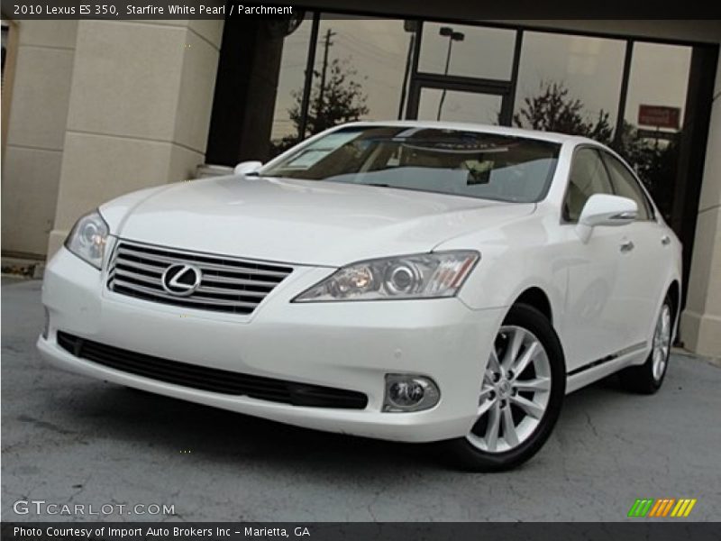 Starfire White Pearl / Parchment 2010 Lexus ES 350