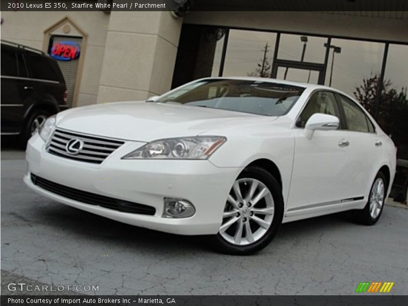 Starfire White Pearl / Parchment 2010 Lexus ES 350