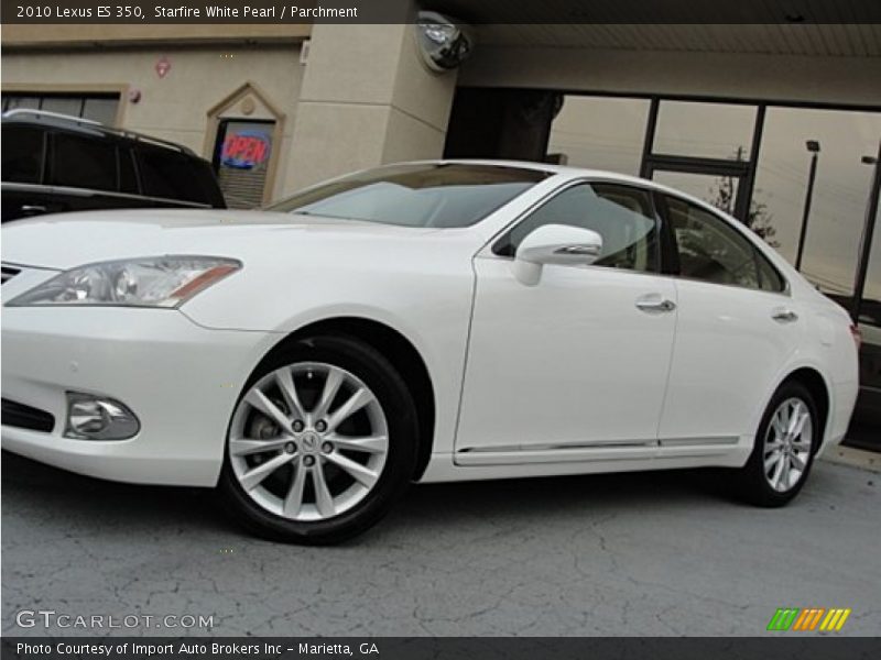 Starfire White Pearl / Parchment 2010 Lexus ES 350