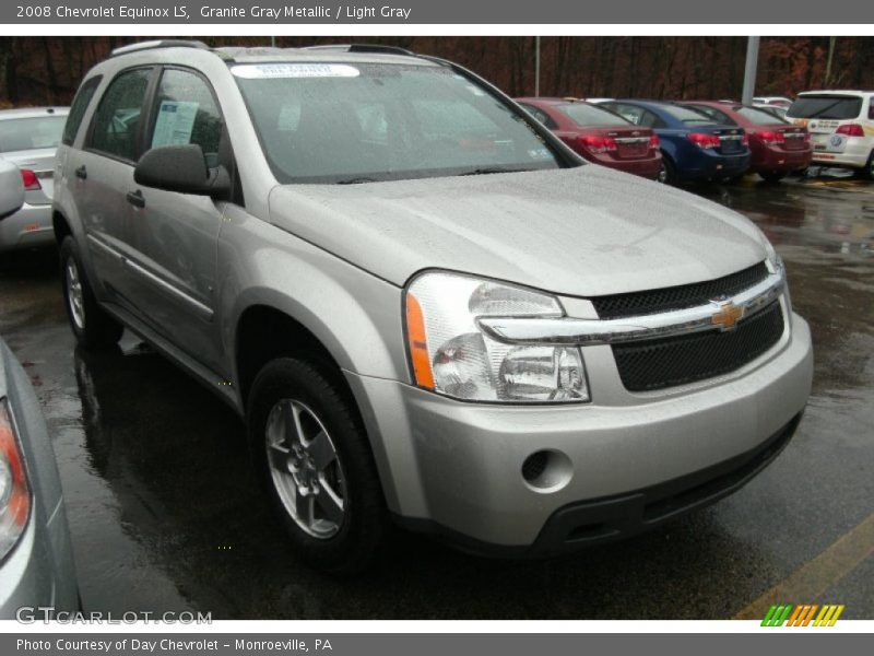 Granite Gray Metallic / Light Gray 2008 Chevrolet Equinox LS