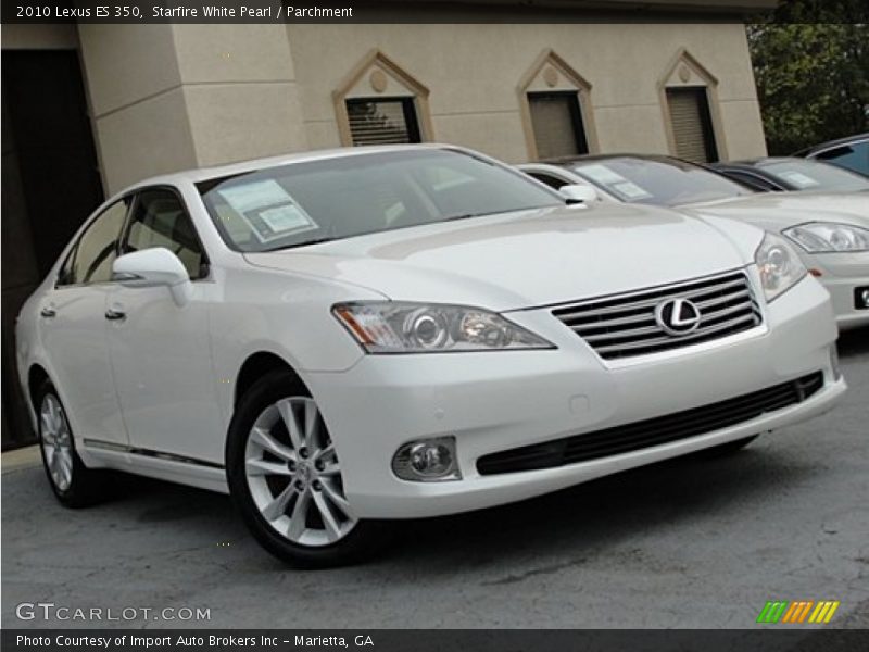 Starfire White Pearl / Parchment 2010 Lexus ES 350