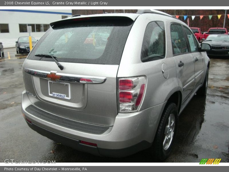 Granite Gray Metallic / Light Gray 2008 Chevrolet Equinox LS