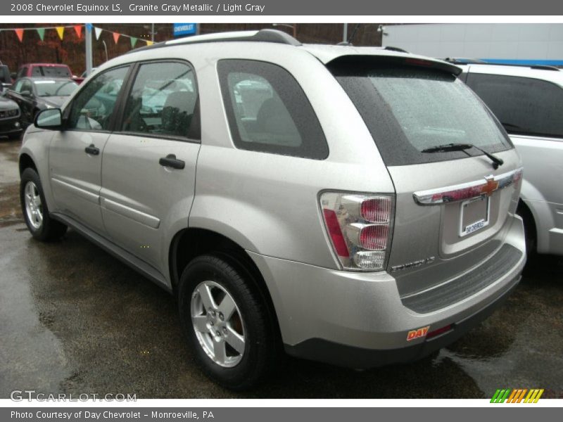 Granite Gray Metallic / Light Gray 2008 Chevrolet Equinox LS