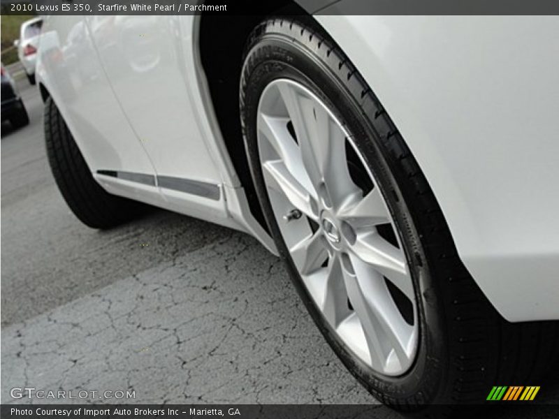 Starfire White Pearl / Parchment 2010 Lexus ES 350