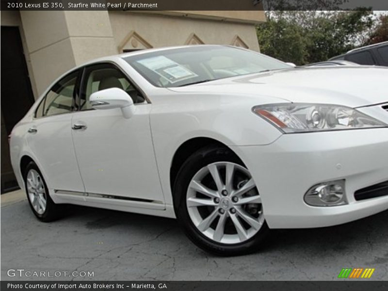 Starfire White Pearl / Parchment 2010 Lexus ES 350