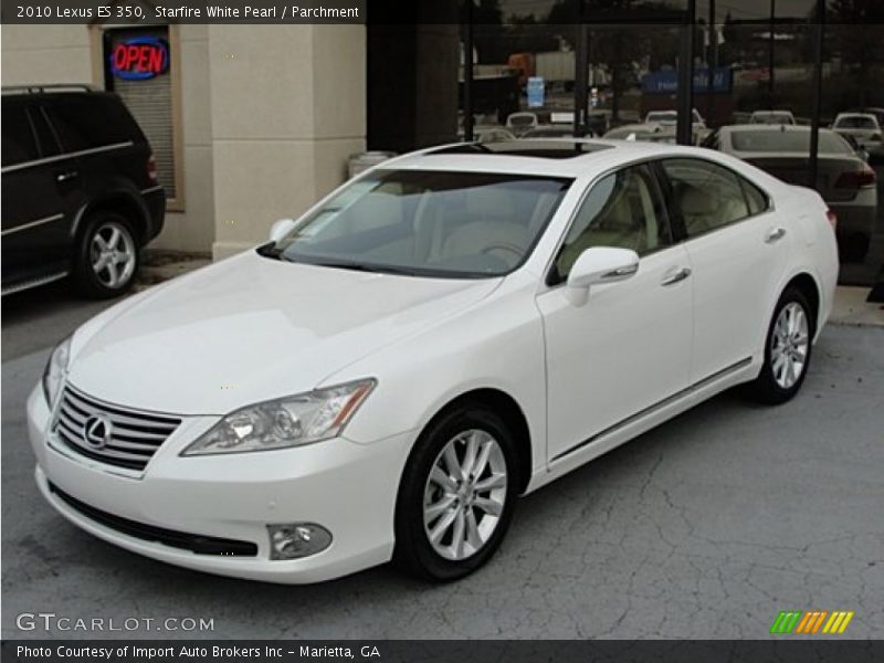 Starfire White Pearl / Parchment 2010 Lexus ES 350